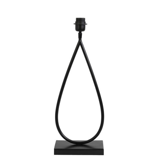 Bază pentru veioză negru-mat din metal 51 cm Tamsu – Light & Living