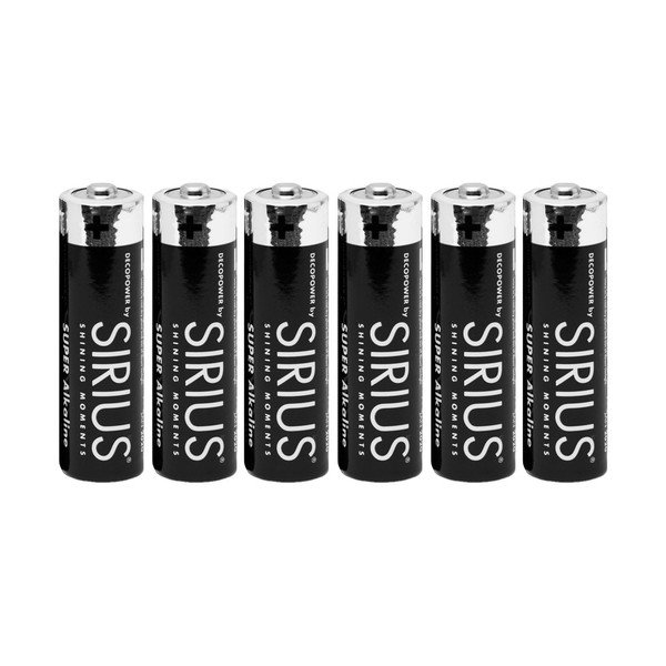 Baterii alcaline 6 buc. DecoPower – Sirius