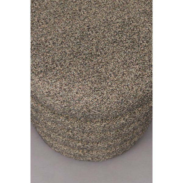 Taburet maro cu tapițerie din țesătură bouclé Fern – Dutchbone-image-4