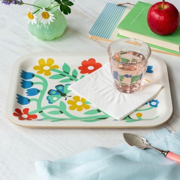 Tavă pentru copii din lemn 20x28 cm Esme – Rex London-image-1