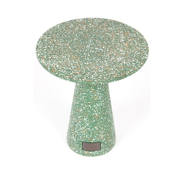 Măsuță auxiliară adecvată și pentru exterior Zuiver Victoria, ø 41 cm, verde-image-2