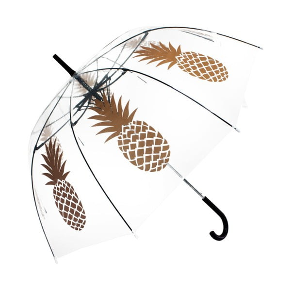 Umbrelă Ambiance Birdcage Pineapple, 100 cm, transparent