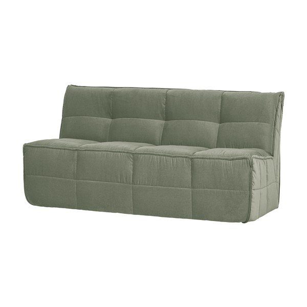 Bancă verde capitonată cu tapițerie din catifea Cluster – vtwonen-image-2
