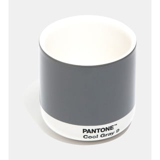 Cană termică din ceramică Pantone Cortado, 175 ml, gri