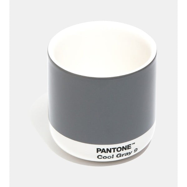 Cană gri închis din ceramică 175 ml Cortado Coold Gray 9 – Pantone
