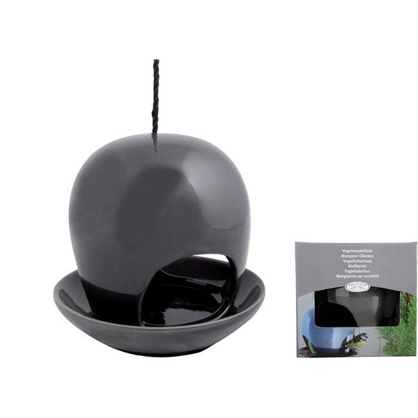 Hrănitoare pentru păsări Esschert Design, ⌀ 18 cm, gri-image-1