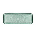 Platou  verde din sticlă 14x38 cm Kusintha – Bitz