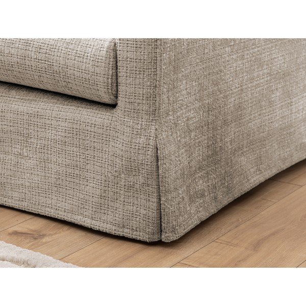 Canapea bej 140 cm Paphos – Ropez-image-4