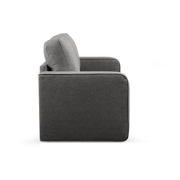 Canapea gri extensibilă 160 cm Come – Bobochic Paris-image-4