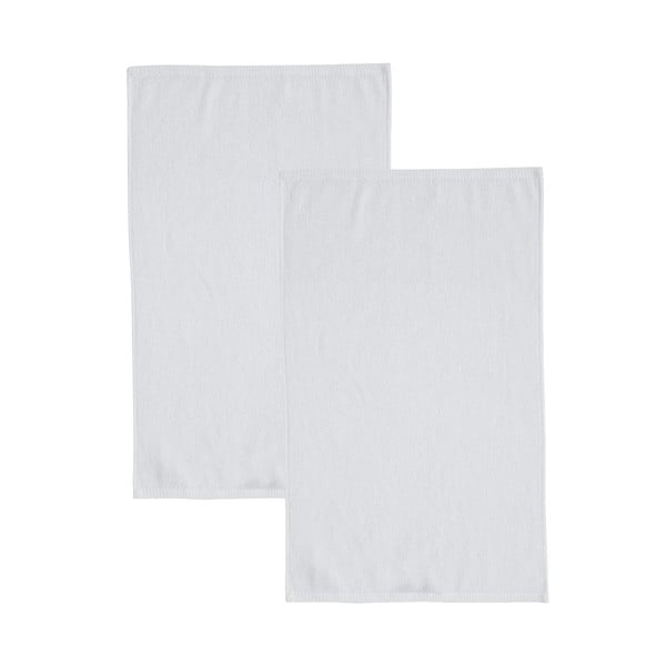 Prosoape albe 2 buc. din bumbac cu uscare rapidă, din frotir 90x140 cm Quick Dry – Catherine Lansfield