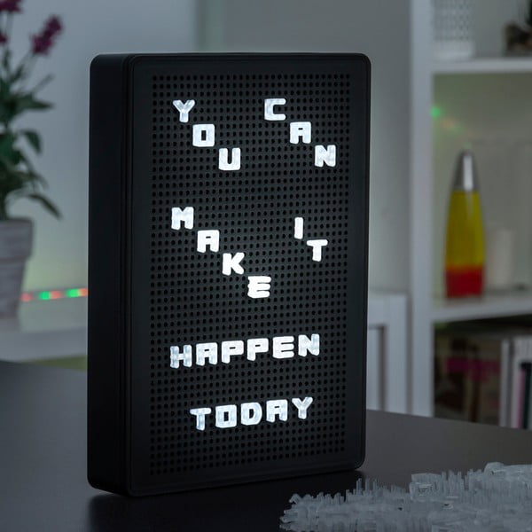 Tablă cu litere InnovaGoods, negru-image-2