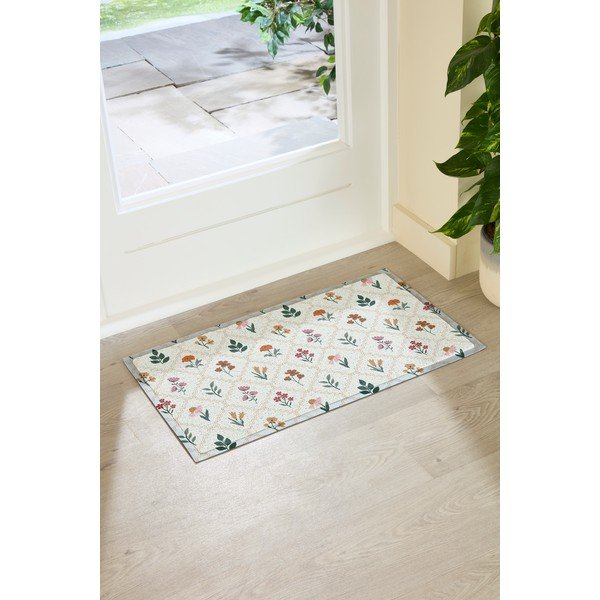 Covoraș de intrare din PVC 40x70 cm Vintage Floral Stamp – Artsy Doormats-image-2