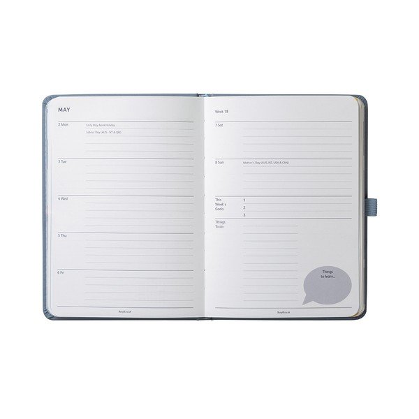 Jurnal de planificare Busy B Goals Diary Periwinkle-image-3