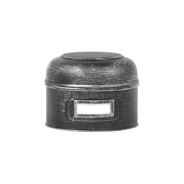 Recipient metalic LABEL51 Antigue, ⌀ 13 cm, negru