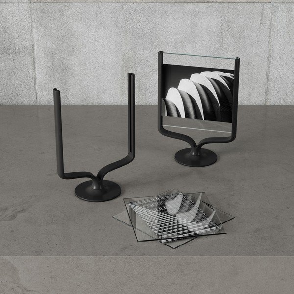 Ramă foto neagră de masă  din metal 18x25 cm Wishbone – Umbra-image-3