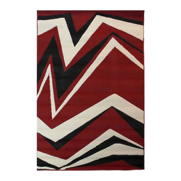 Covor Flair Rugs Element Shard, 60 x 110 cm, roșu