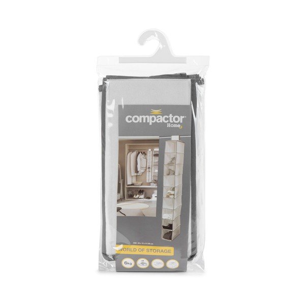 Organizator pentru șifonier de suspendat din material textil Novara – Compactor-image-3