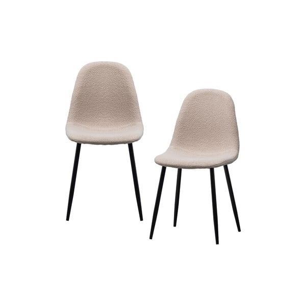 Scaune dining bej 2 buc. Marije – WOOOD-image-2