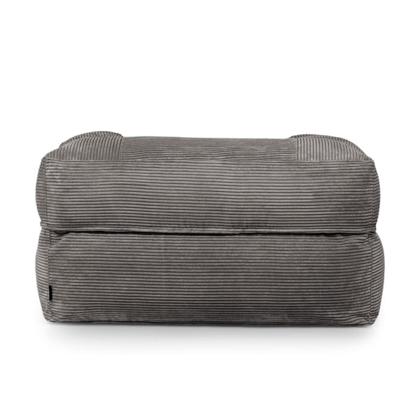 Fotoliu bean bag albastru cu tapițerie din catifea reiată MooG – SLOWDOWN-image-4