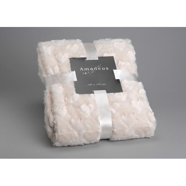 Pătură Cream Amour, 170x130 cm