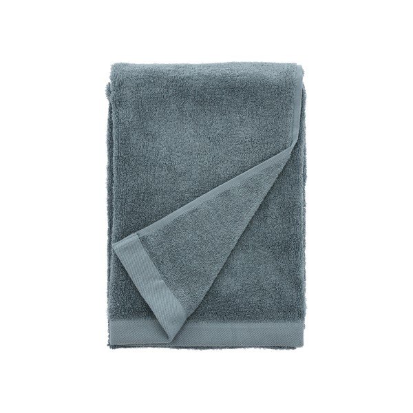 Prosop din bumbac organic Södahl Comfort, 30 x 30 cm, albastru-verde-image-2