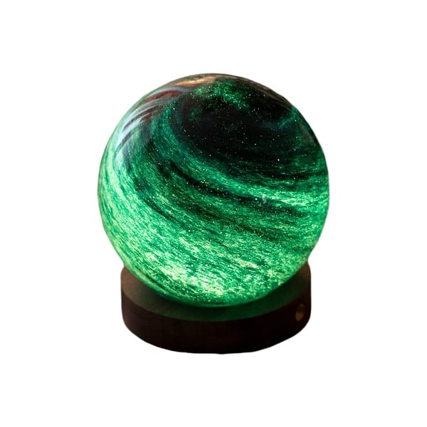 Decorațiune luminoasă maro închis/în culoare naturală închisă cu USB ø 8 cm Stellar Ocean – Gingko-image-1