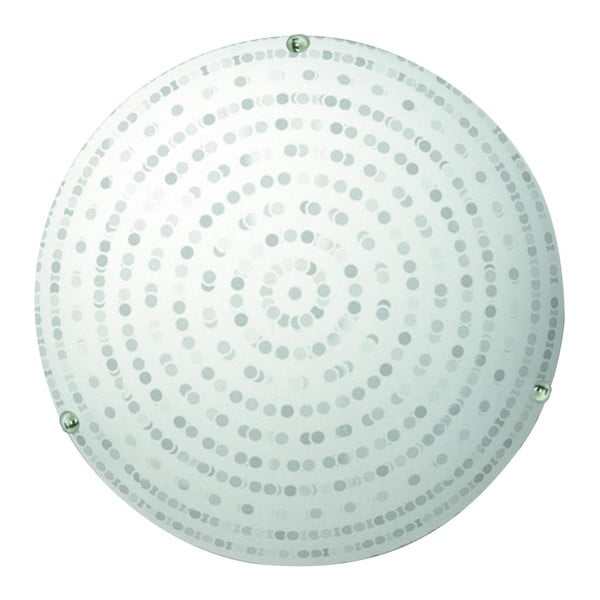 Plafonieră albă cu abajur din sticlă ø 30 cm Circle – Candellux Lighting