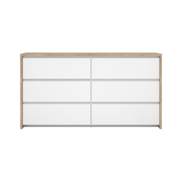 Comodă albă 157x84x48 cm Next – Tvilum-image-4
