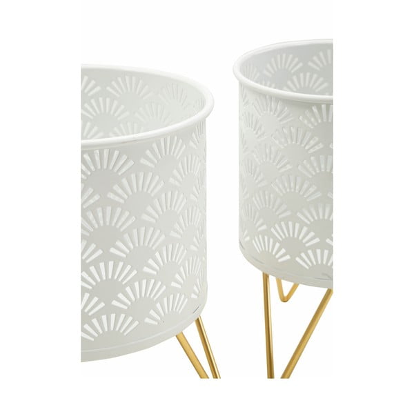 Suporturi pentru flori 2 buc. din metal ø 16 cm (înălțime 20 cm) Carly – Mauro Ferretti-image-4