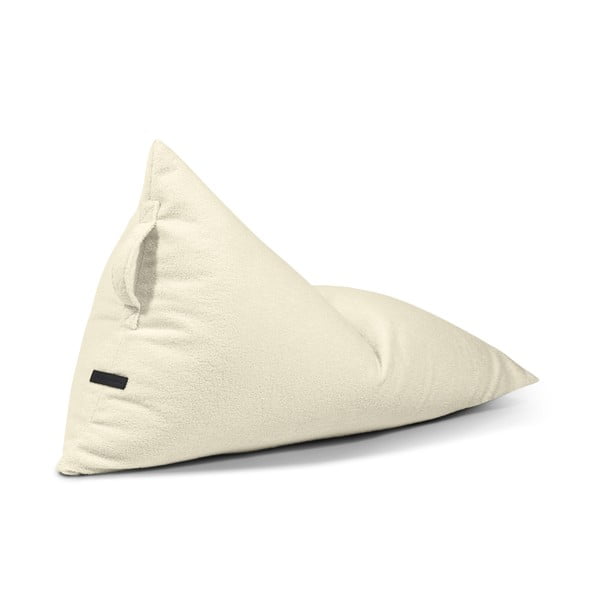 Fotoliu puf pentru copii crem cu tapițerie din țesătură bouclé Razzy – SLOWDOWN-image-2