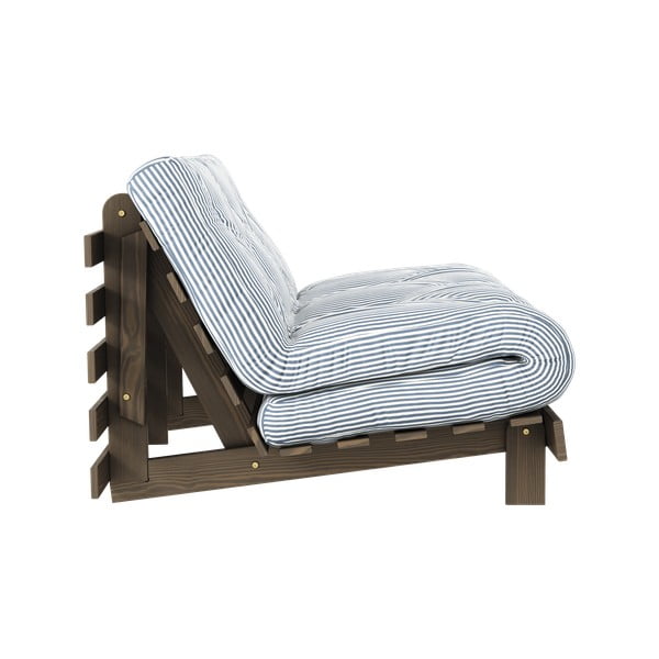 Canapea extensibilă alb/albastru deschis 140 cm Roots - Karup Design-image-1