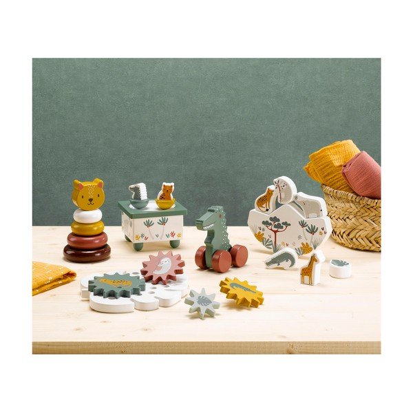 Jucărie din lemn Sweet Savane – Bébé Douceur-image-1