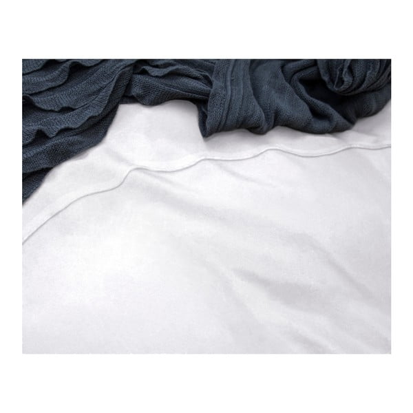 Lenjerie de pat din micropercal Zensation Satin Monte Carlo, 140 x 200 cm, alb-image-3