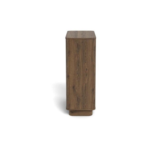 Comodă în culoare naturală închisă cu aspect de lemn de stejar 90x107x40 cm Atmore – Actona-image-3