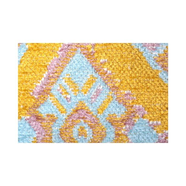 Covor reversibil Vitaus Normani, 77 x 200 cm, galben - albastru -image-3