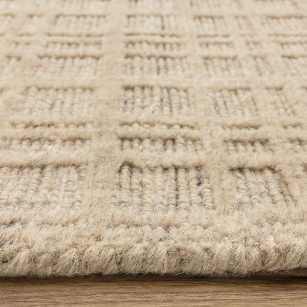 Covor crem țesut manual din amestesc de lână 160x230 cm Thatch Sand – Asiatic Carpets-image-4