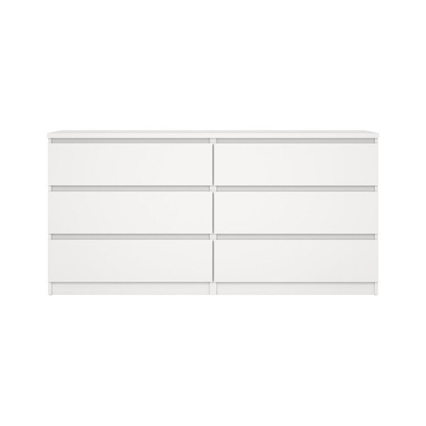 Comodă albă 154x76x50 cm Naia – Tvilum-image-2