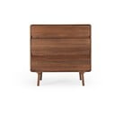 Comodă maro din lemn de nuc 90x90x45 cm Fawn – Gazzda