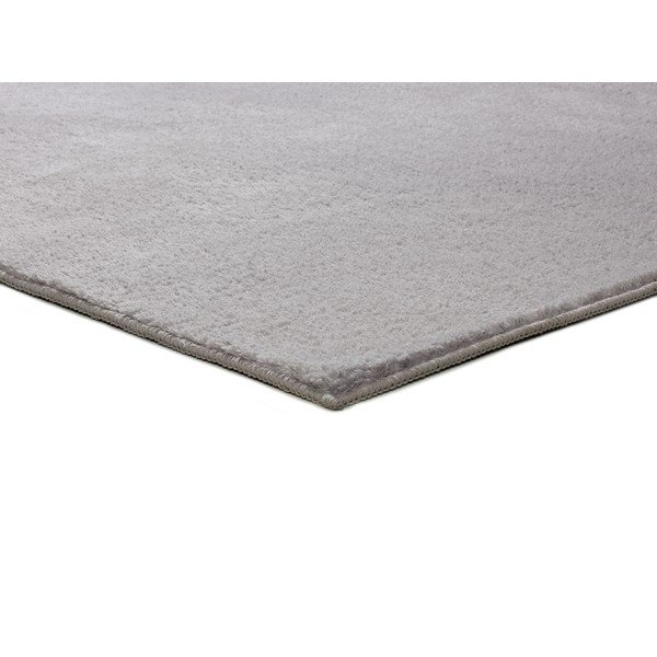 Covor gri din microfibră 80x150 cm Coraline Liso – Universal-image-3