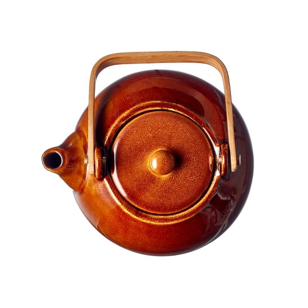 Ceainic chihlimbar cu filtru din ceramică 1,2 l Gastro Amber – Bitz-image-2