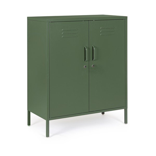Dulap verde închis din metal cu încuietoare 80x101,5x40 cm Cambridge – Yes Everyday-image-2