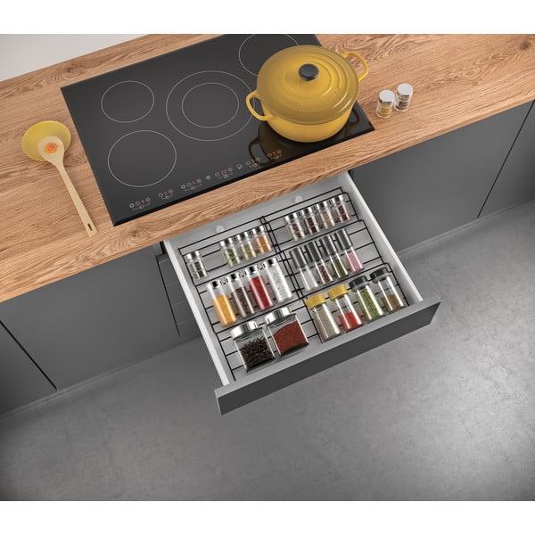 Organizator pentru mirodenii din oțel inoxidabil Lava – Metaltex-image-4