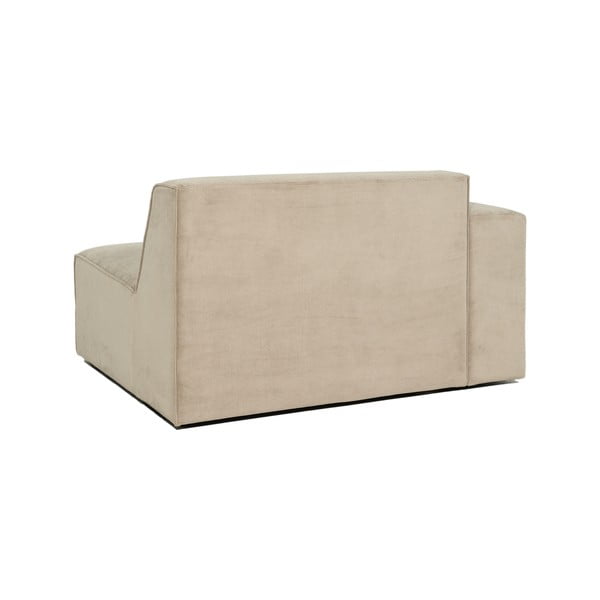 Modul pentru canapea bej   din catifea reiată  (partea stângă ) Sting - Scandic-image-3
