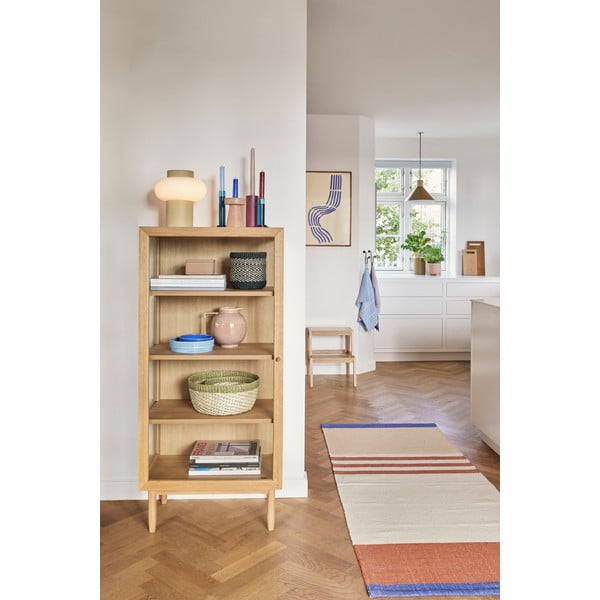 Vitrină lemn din lemn de stejar 60x130 cm Kaiser – Hübsch-image-1