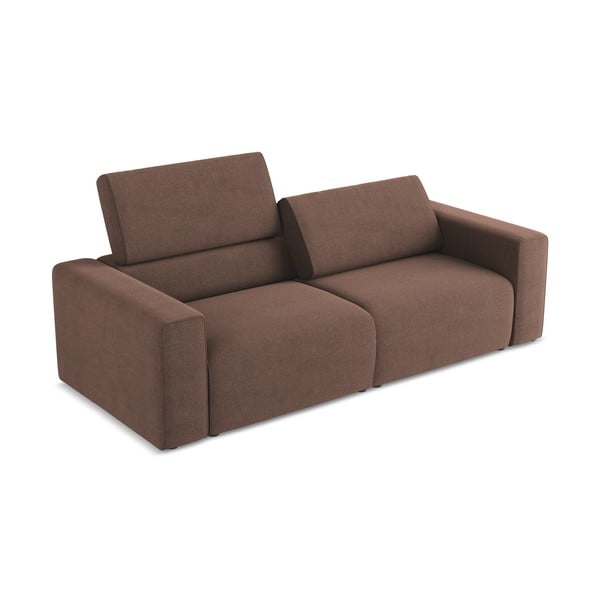Canapea modulară roz 224 cm Kalea – Makamii-image-1