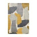 Covor galben ocru/gri handmade din fibre reciclate 160x230 cm Romy – Asiatic Carpets