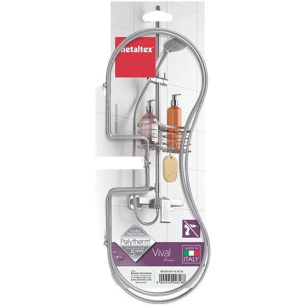 Raft suspendat pentru duș Metaltex Viva-image-3