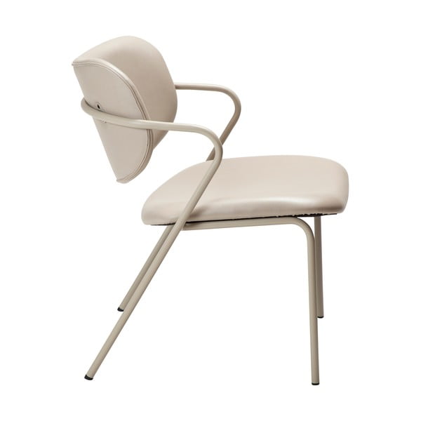 Fotoliu bej din imitație de piele Zed – DAN-FORM Denmark-image-3