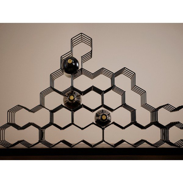 Suport pentru sticle de vin din metal număr sticle 3 Rocks – Zone-image-1