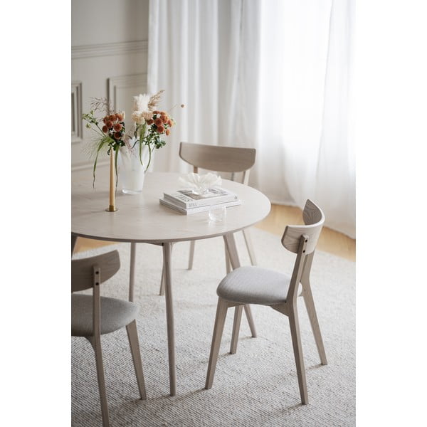 Scaun de dining bej/natural  Ami – Rowico-image-3